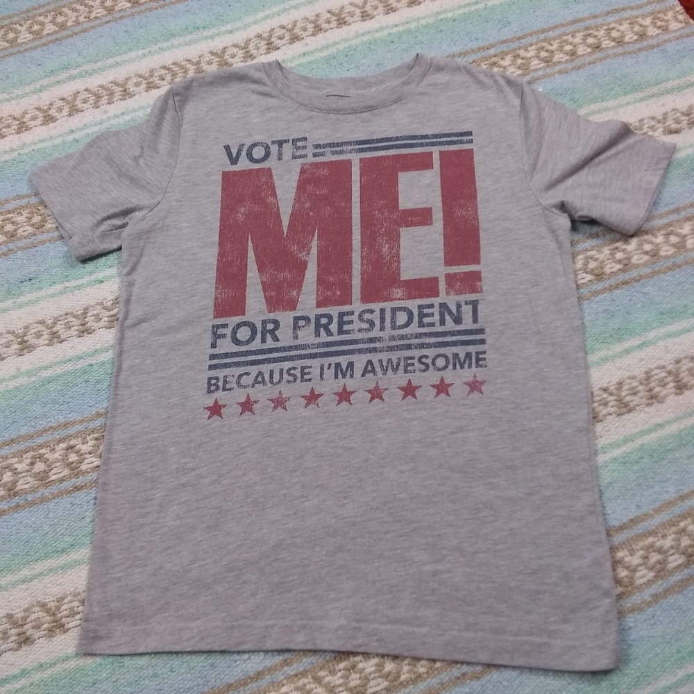 PRESIDENT GRAPHIC TEE SHIRT BOYS LARGE